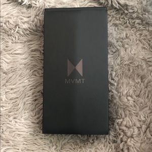 Black and red mvmt watch